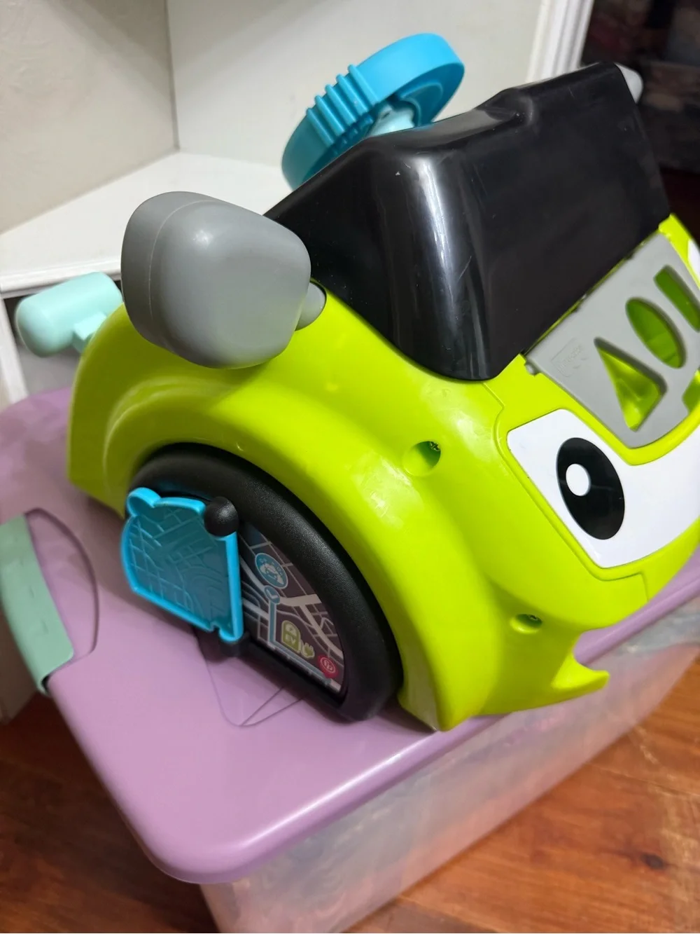 Fisher-Price Laugh & Learn Sit & Steer Driver Learning Toy Baby Toddler No Block